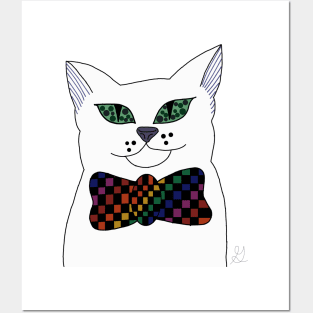 Trippy Cat Posters and Art